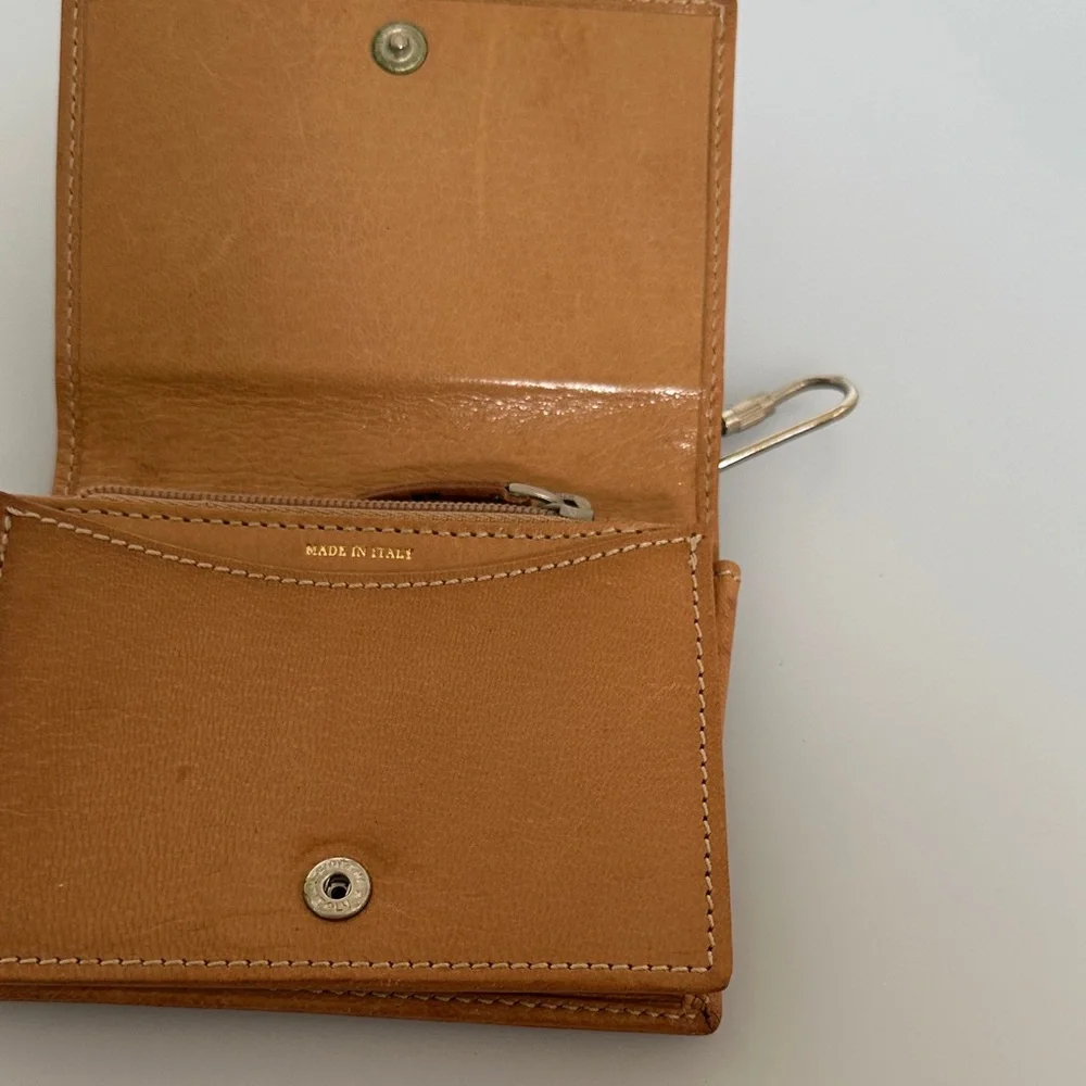 Kate Spade Brown Leather Key Holder made in italy